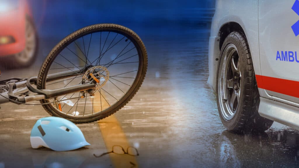 Cyclists in accidents